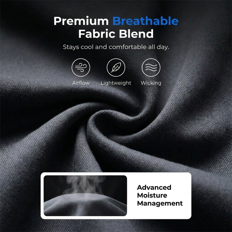 Men's Versatile Straight-Leg Casual Trousers