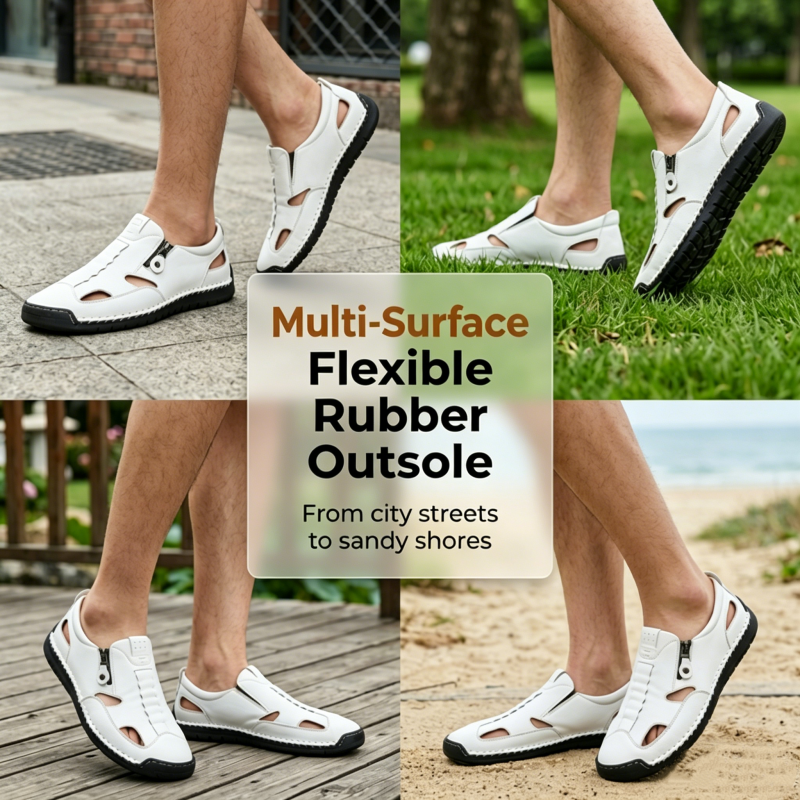 Men's Stitched Breathable Fisherman Sandals