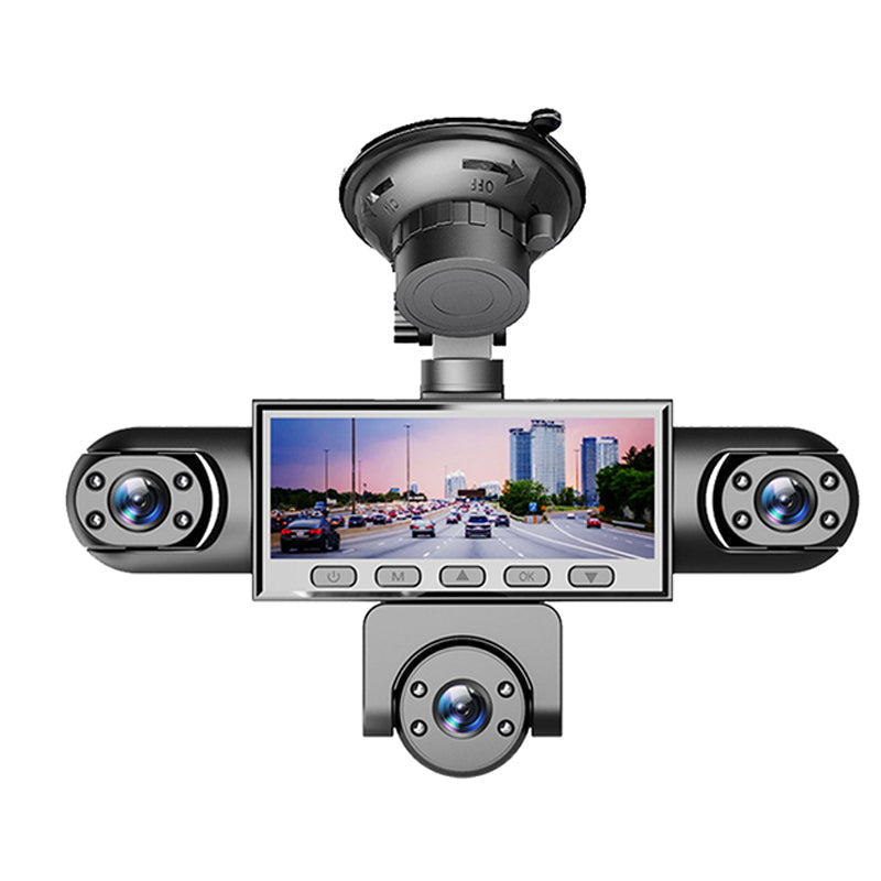5-Camera Panoramic Dash Cam ¨C Full View No Blind Spots