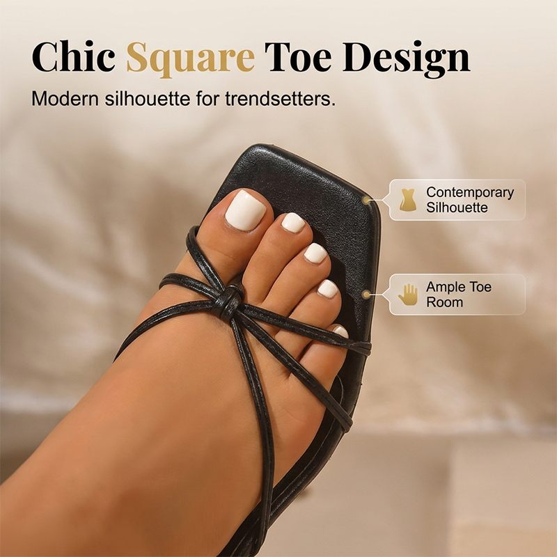 Women's Elegant Crisscross Stiletto Sandals
