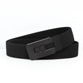 New Arrival Men Push-Pull Automatic Buckle Casual Polyester Belt