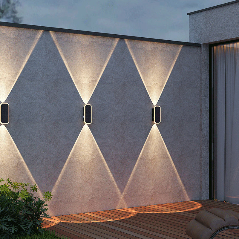 Up & Down Solar Wall Light