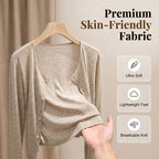Women Thin Cropped Cardigan Button Front Summer Shawl for Slip Dress