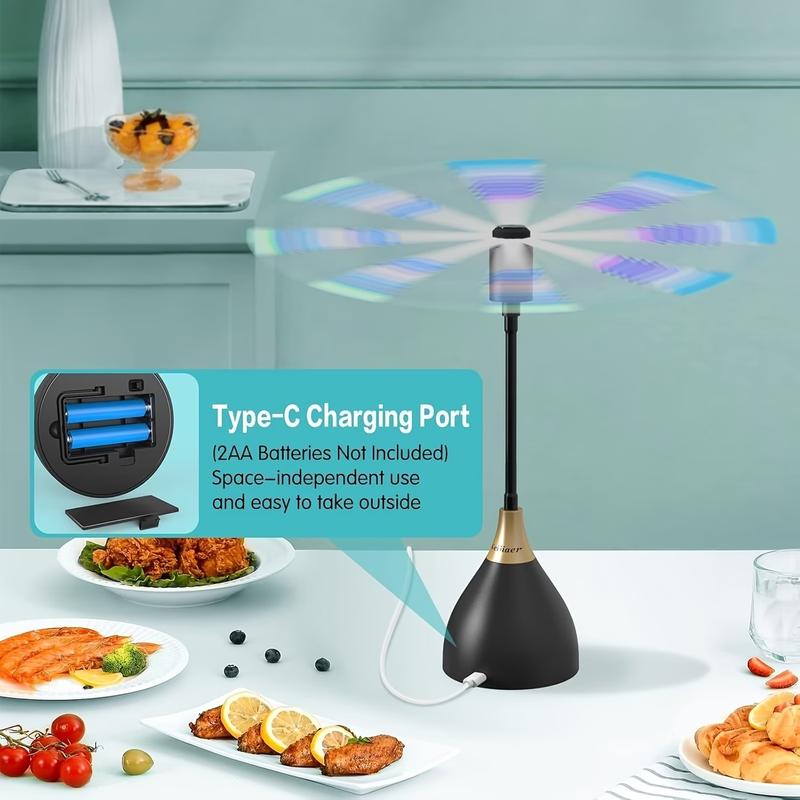 Smart Fly Repellent Fan ¨C USB/battery powered, silent, portable ¨C bug-free zone anywhere.
