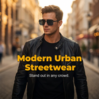 Pro-Favorite Men's Stylish Geometric Polygon Sunglasses ¨C Metal & PC Frame ¨C UV400 Protection