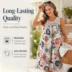Women's Elegant Sleeveless Floral Dress