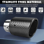 Universal LED Car Exhaust Pipe Light ¨C Stylish Rear Glow for Any Drive