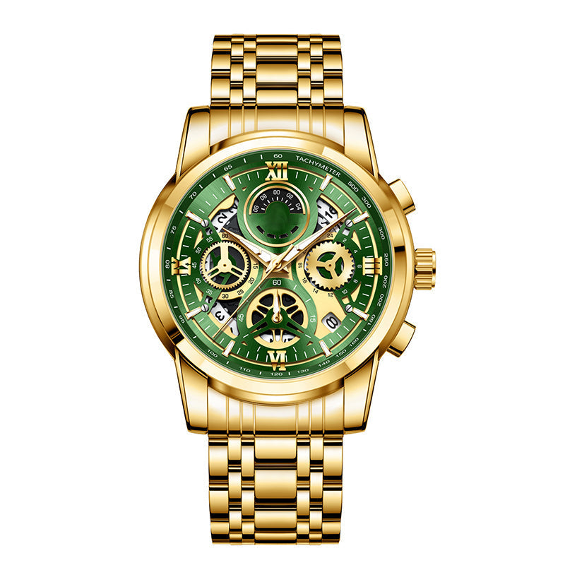 Klassiek quartzhorloge voor heren