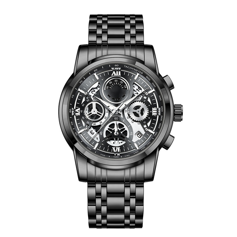 Klassiek quartzhorloge voor heren