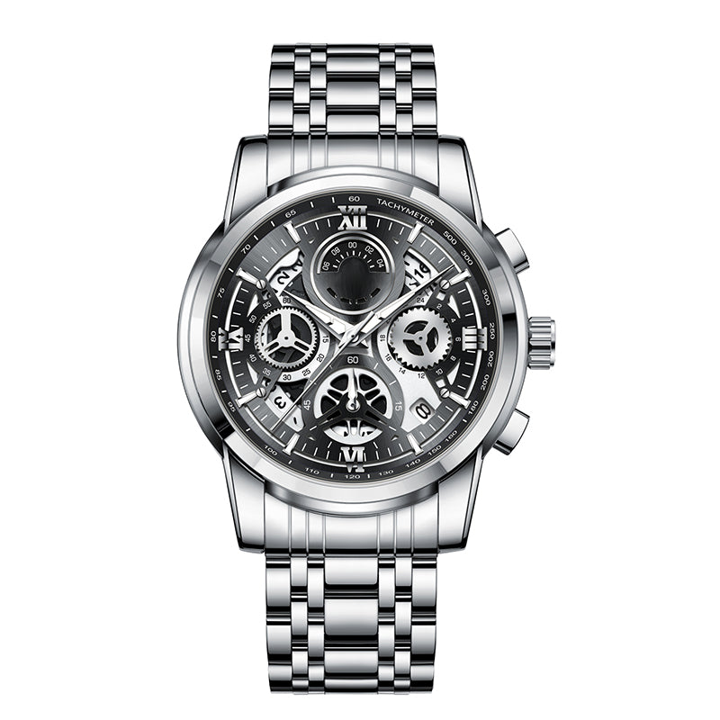 Klassiek quartzhorloge voor heren