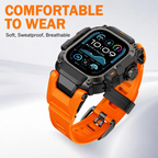 Robuust beschermhoesje met bandje voor smartwatch van 49 mm
