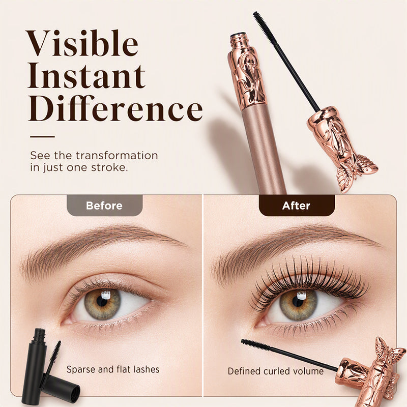 Free Waterproof Smudge-Proof Slim Curling Mascara