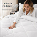 Quilted Microfiber Duvet Set | Evenly Distributed Filling