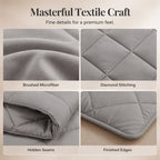 Quilted Microfiber Duvet Set | Evenly Distributed Filling