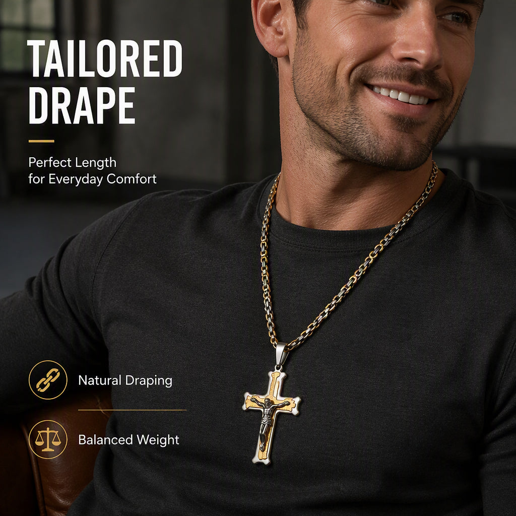 2026 Bold Cross Pendant Necklace