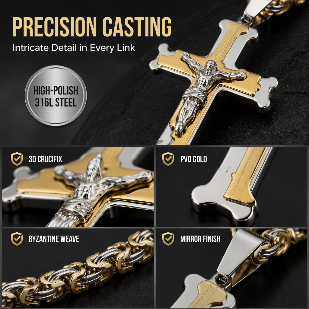 2026 Bold Cross Pendant Necklace
