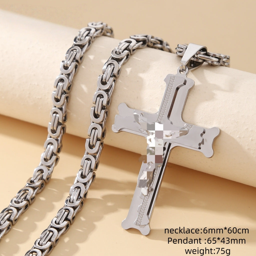 2026 Bold Cross Pendant Necklace