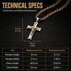 2026 Bold Cross Pendant Necklace