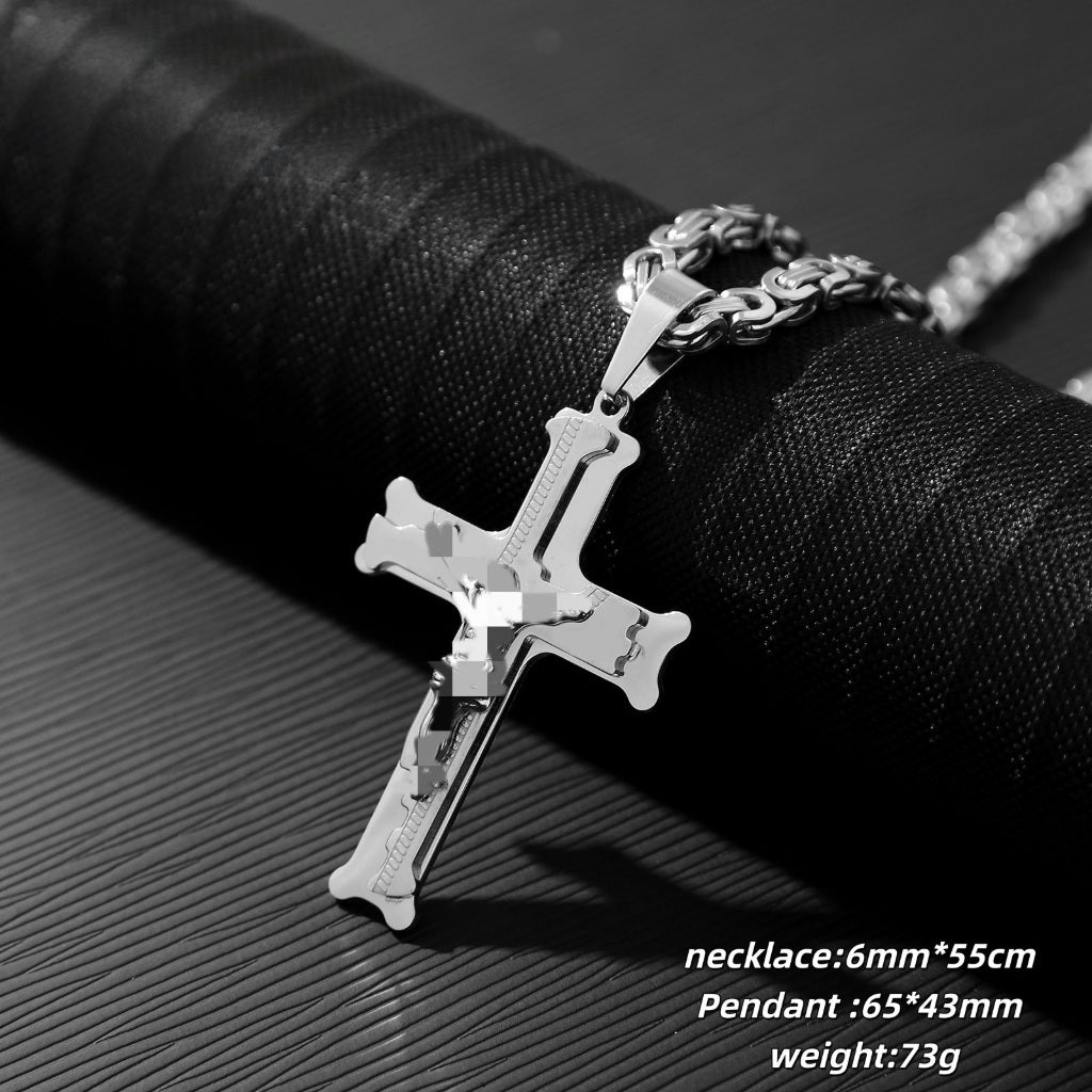 2026 Bold Cross Pendant Necklace