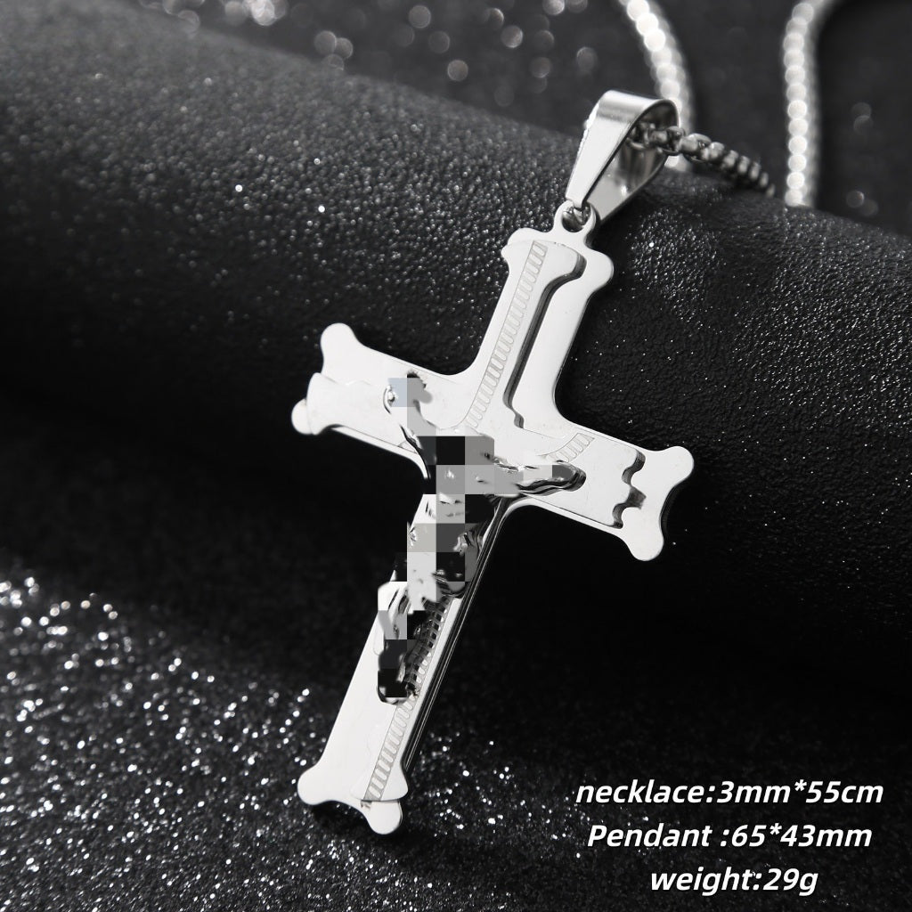2026 Bold Cross Pendant Necklace