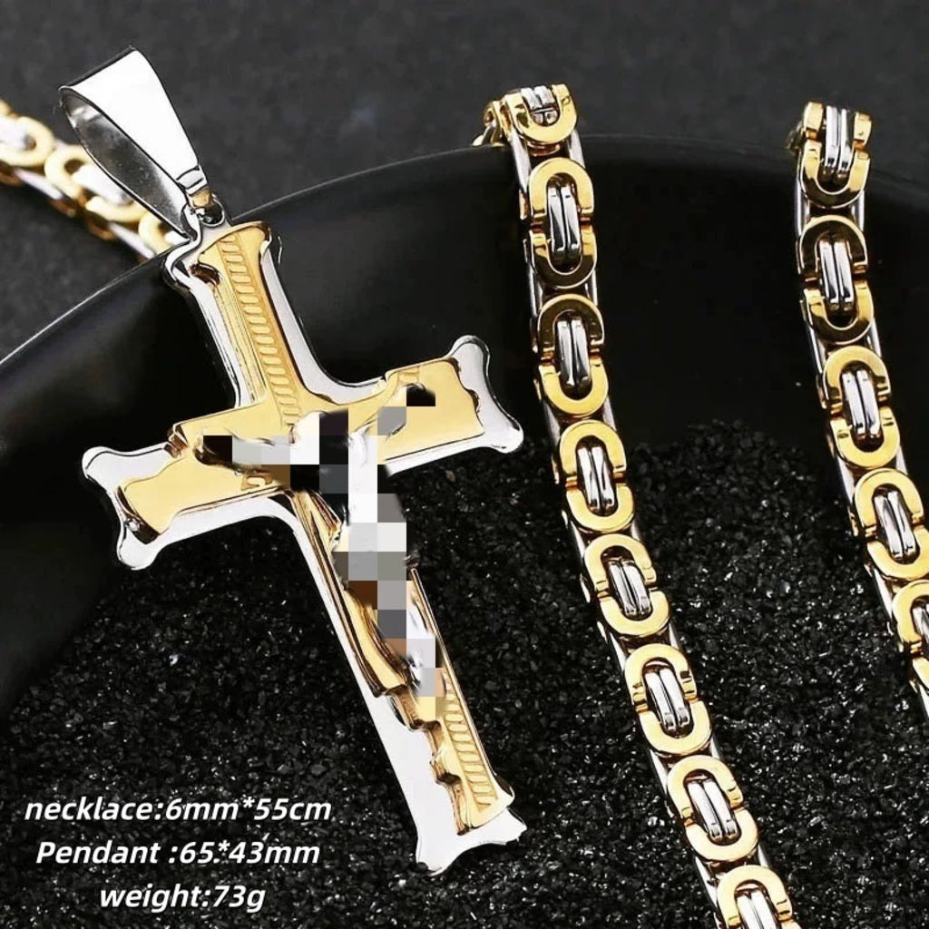 2026 Bold Cross Pendant Necklace