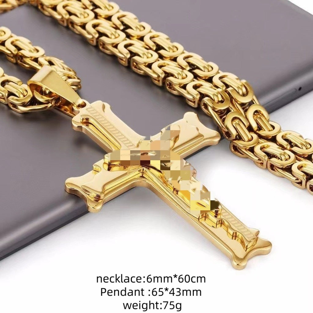 2026 Bold Cross Pendant Necklace